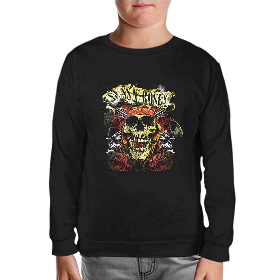 Guns N'Roses Siyah Çocuk Sweatshirt