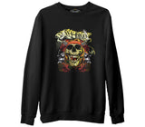 Guns N'Roses  Siyah Erkek Kalın Sweatshirt