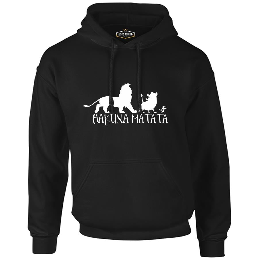 Hakuna Matata - DonT Black Men's Zipperless Hoodie
