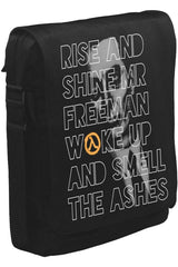 Half Life 2 - Rise and Shine  Unisex Siyah Postacı Çanta