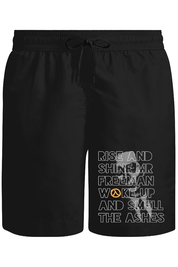 Half Life 2 - Rise and Shine Unisex Siyah Şort