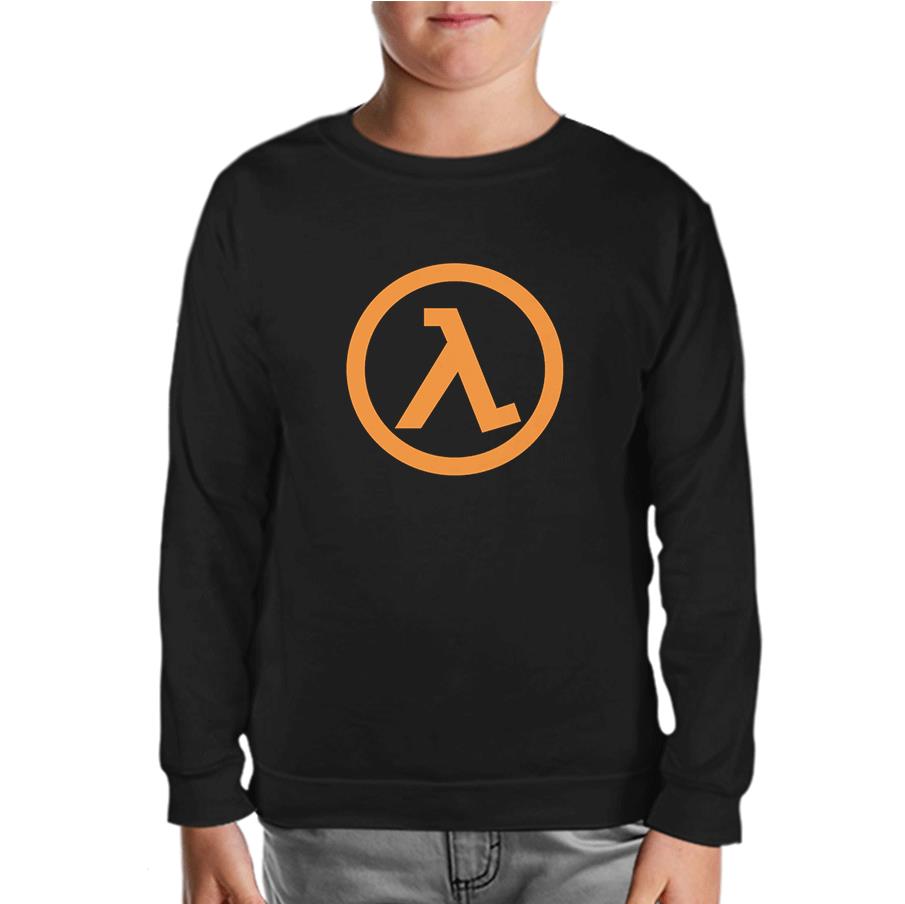 Half Life - Logo Siyah Çocuk Sweatshirt