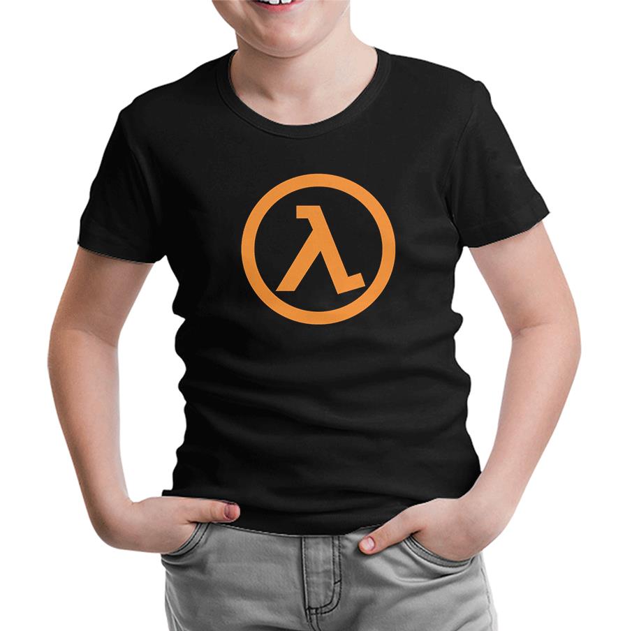 Half Life - Logo Siyah Çocuk Tshirt