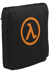 Half Life - Logo Unisex Siyah Postacı Çanta
