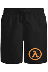 Half Life - Logo Unisex Siyah Şort