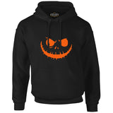 HalloWeen - Face Siyah Erkek Fermuarsız Kapşonlu