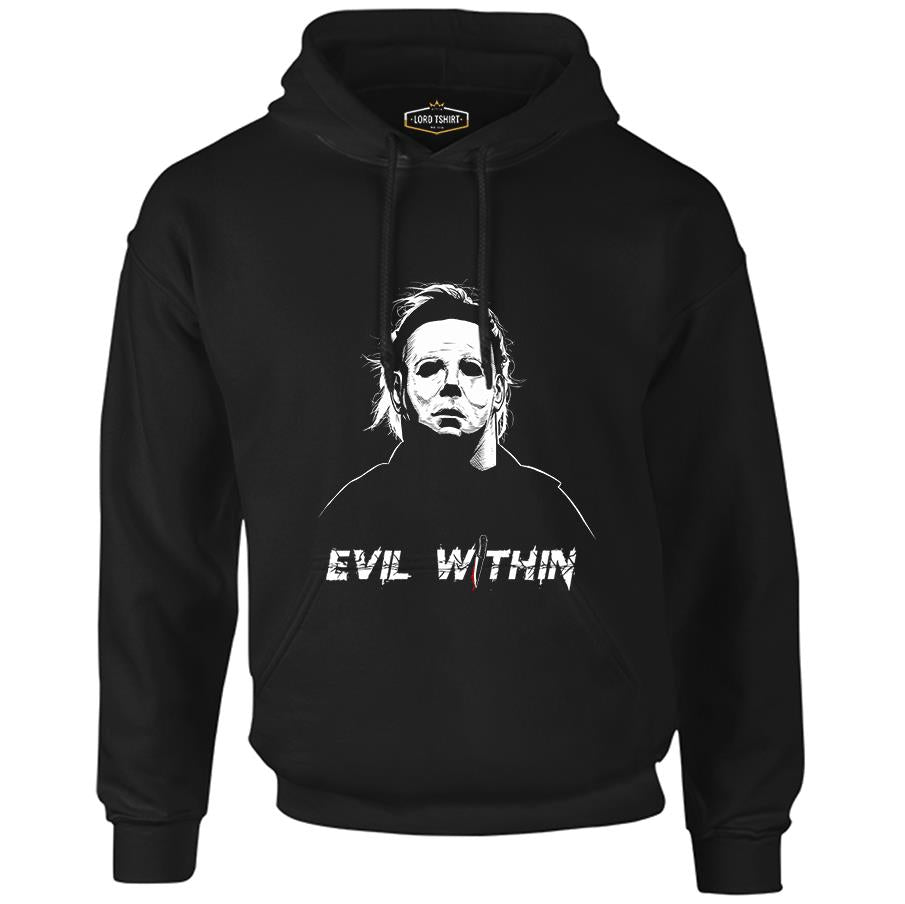 Halloween - Myers Black Men's Zipperless Hoodie