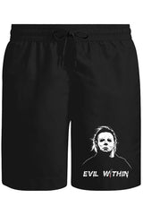 Halloween - Myers Unisex Siyah Şort