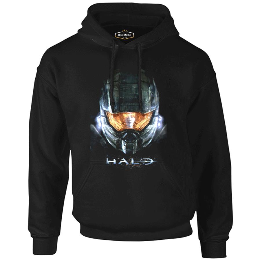 Halo Black Men's Zipperless Hoodie
