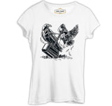 Hammer and the Crows Beyaz Kadın Tshirt