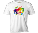 Happy Birthday White Men's Tshirt 