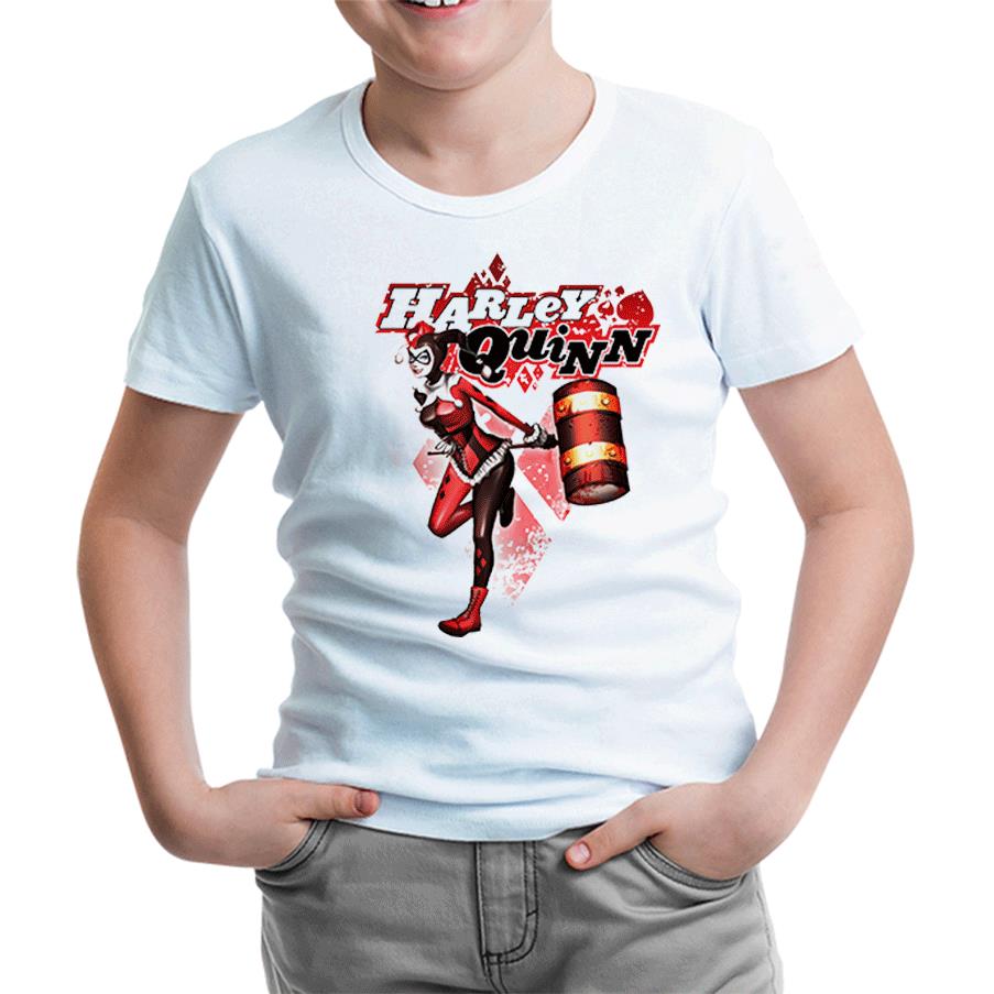 Harley Quinn - Big Bang Beyaz Çocuk Tshirt