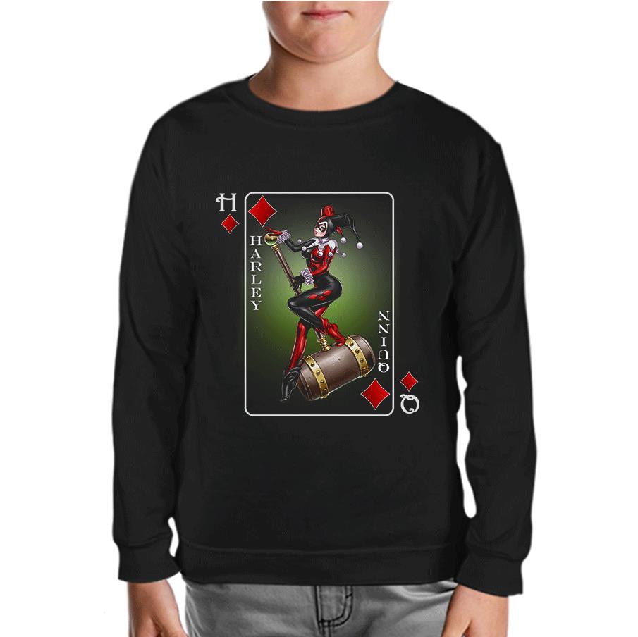 Harley Quinn - Sane Again Black Kids Sweatshirt