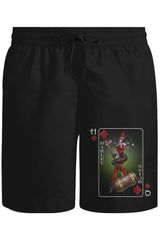 Harley Quinn - Sane Again Unisex Black Shorts