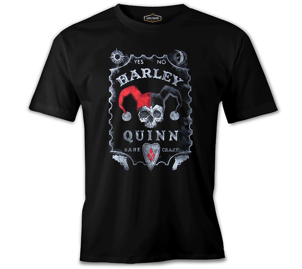 Harley Quinn - Sane Crazy Siyah Erkek Tshirt