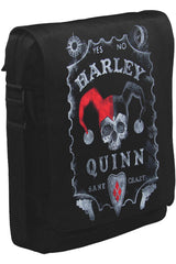 Harley Quinn - Sane Crazy Unisex Siyah Postacı Çanta