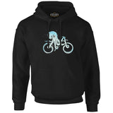 Animal - Octopus Bicycle Black Men's Zipperless Hoodie
