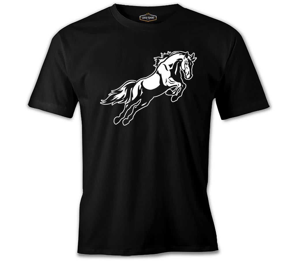Hayvan - At Nal Siyah Erkek Tshirt