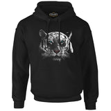 Animal - Tiger Pixel Black Men's Zipperless Hoodie