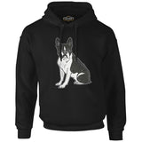 Animal - Dog Terrier Black Men's Zipperless Hoodie