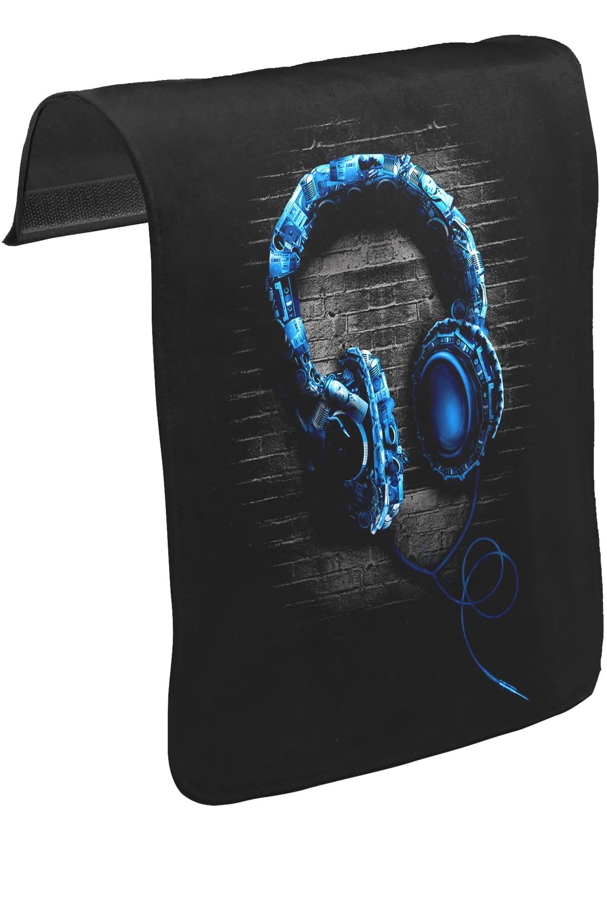Headphone Unisex Siyah Tak-Çıkar Postacı Çanta Kapağı CK-129