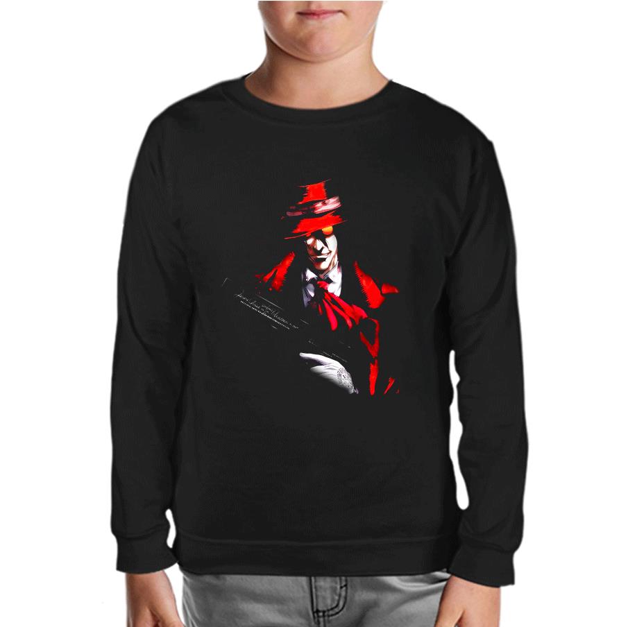 Hellsing - Alucard Black Kids Sweatshirt