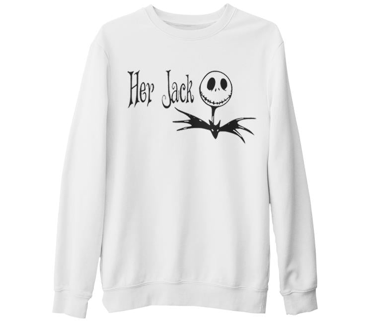 Her Sally His Jack - Jack White Thick Sweatshirt