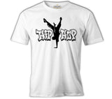 Hip Hop - Dans Beyaz Erkek Tshirt