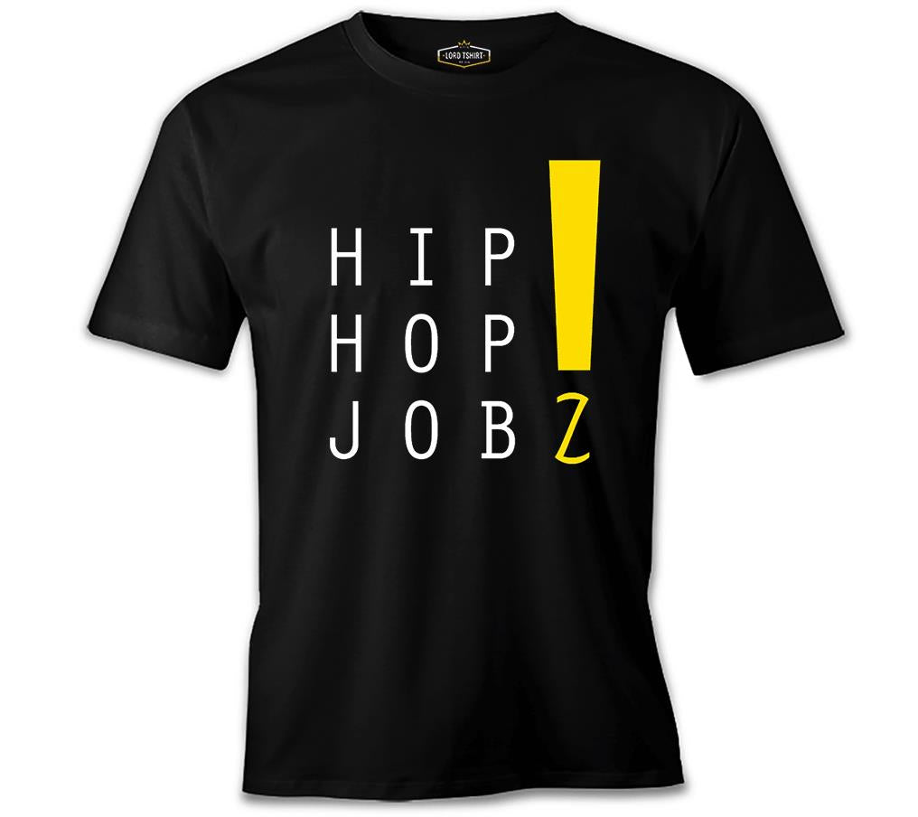 Hip Hop Jobz Black Men's Tshirt