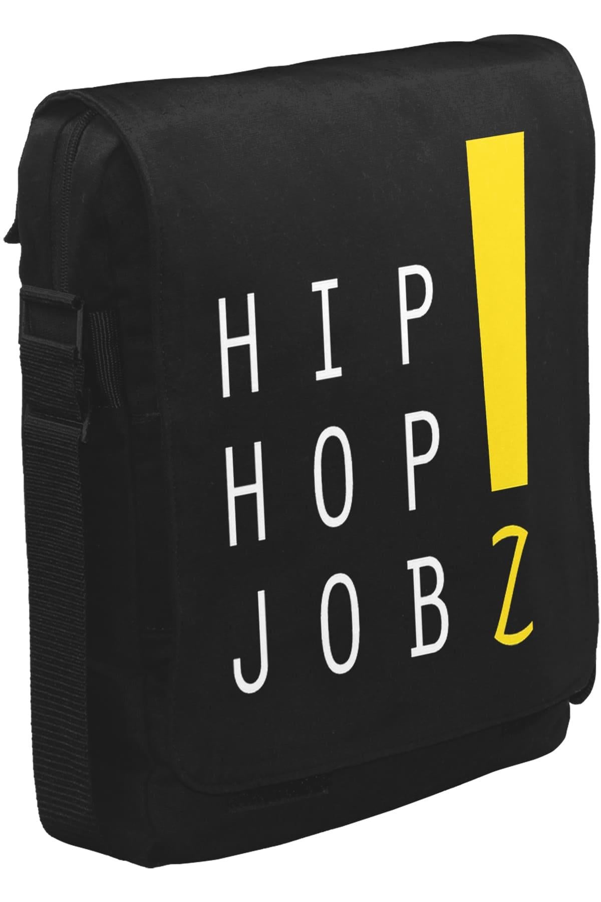 Hip Hop Jobz Unisex Siyah Postacı Çanta