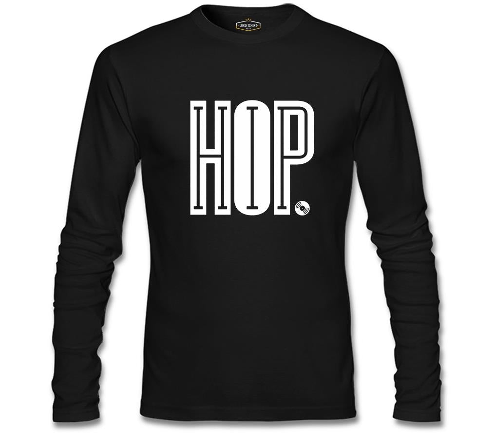 Hip Hop O Siyah Erkek Sweatshirt