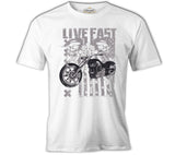 Live Fast - X White Men's Tshirt 