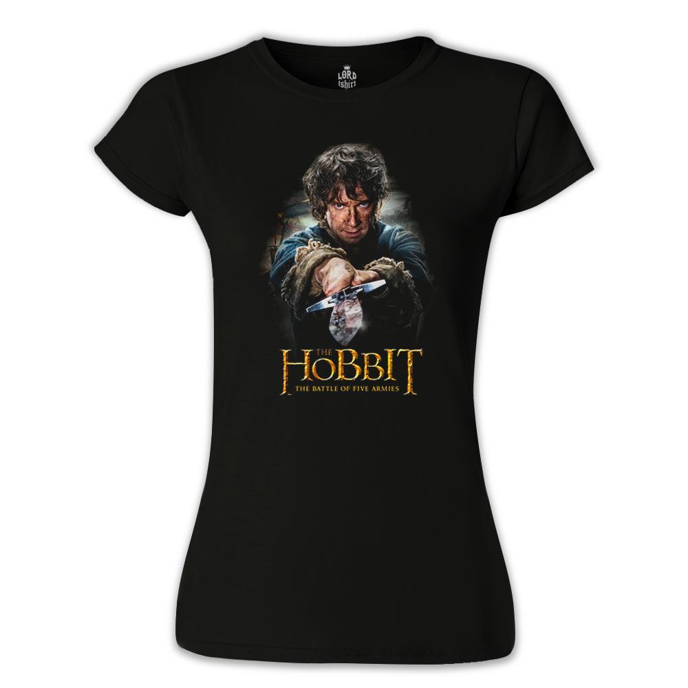 Hobbit - The Battle of Five Armies Siyah Kadın Tshirt