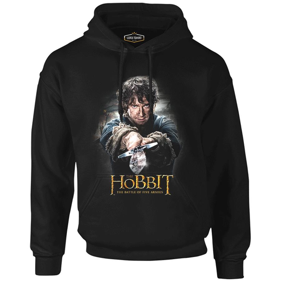 Hobbit - The Battle of Five Armies Black Men's Zipperless Hoodie