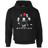 Horror - Best Buddies Black Men's Zipperless Hoodie