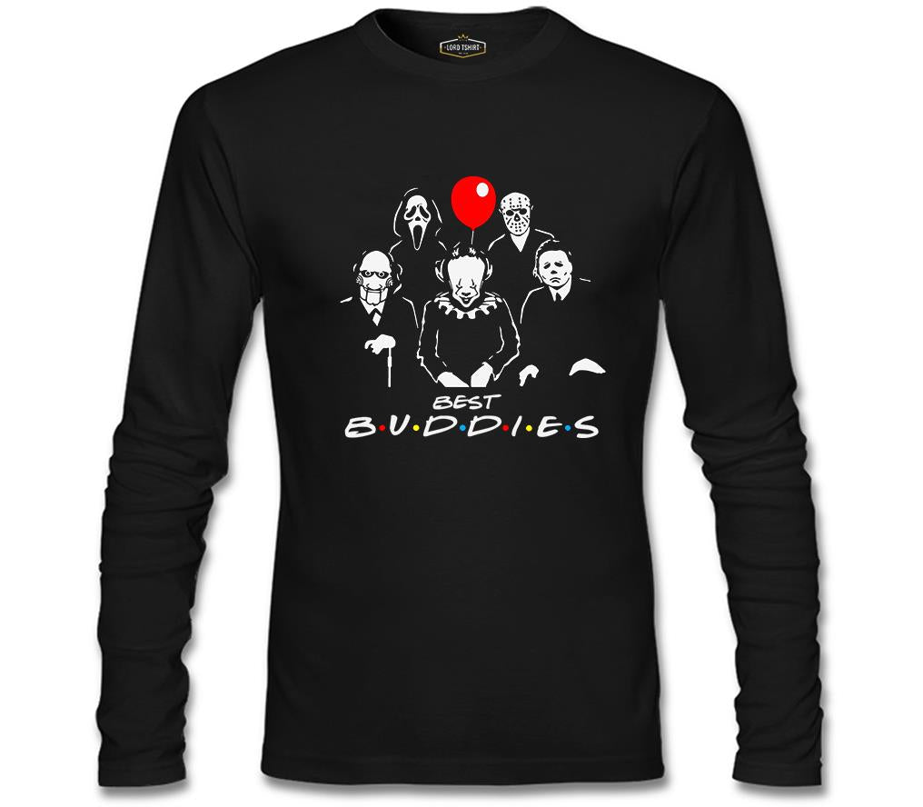 Horror - Best Buddies Black Men's Sweatshirt