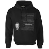 House - Everybody Lies Siyah Erkek Fermuarsız Kapşonlu