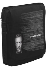 House - Everybody Lies Unisex Siyah Postacı Çanta