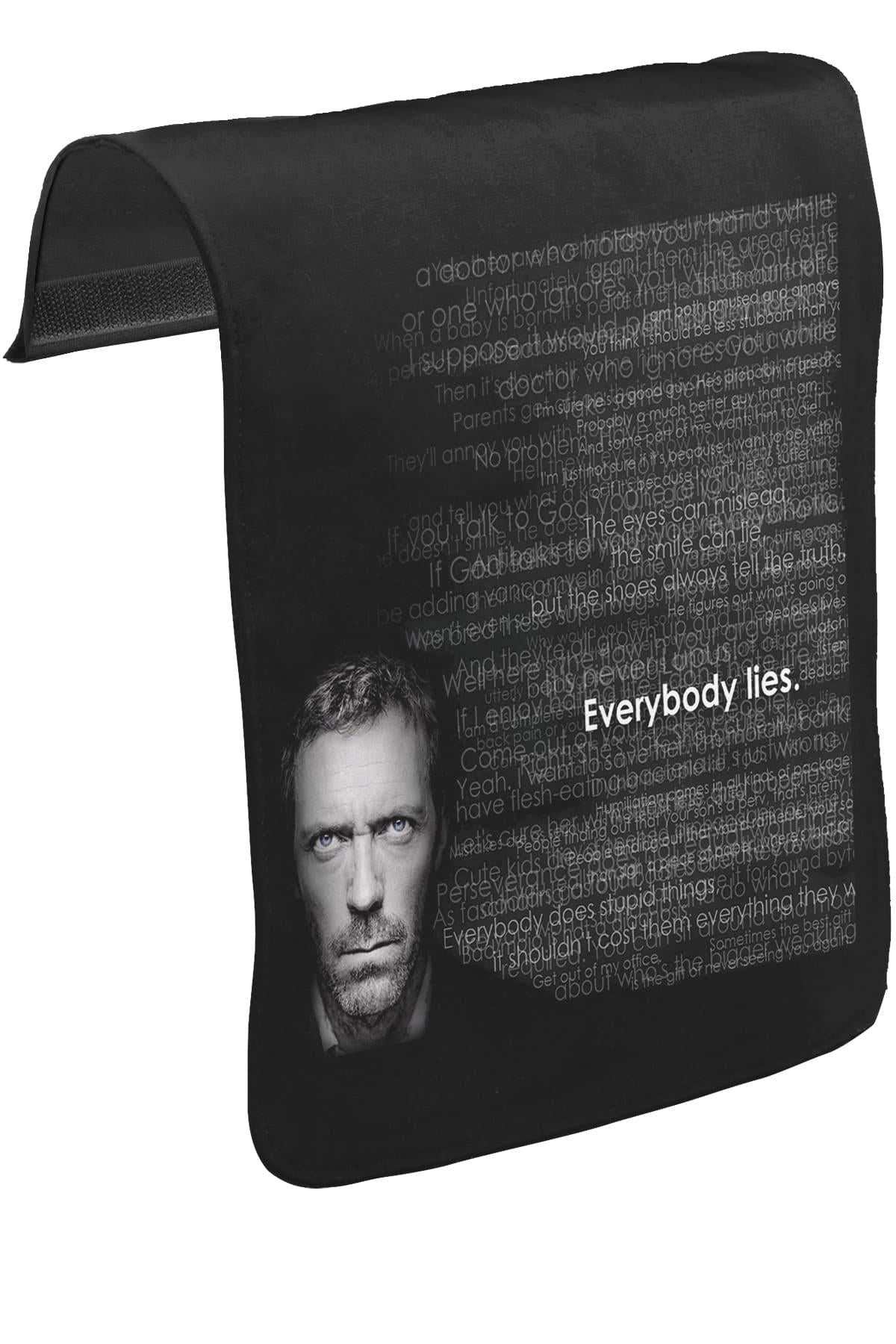 House - Everybody Lies Unisex Black Snap-On Messenger Bag Cover CK-824 