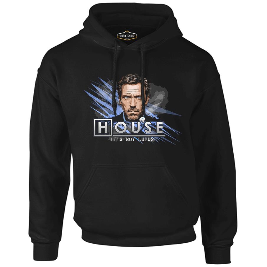 House - It's Not Lupus Black Men's Zipperless Hoodie
