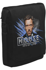 House - It's Not Lupus Unisex Siyah Postacı Çanta