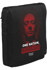 House of Cards - One Nation Unisex Siyah Postacı Çanta
