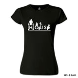House - Thing is Siyah Kadın Tshirt