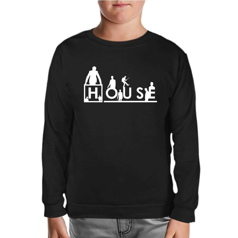 House - Thing is Black Kids Sweatshirt