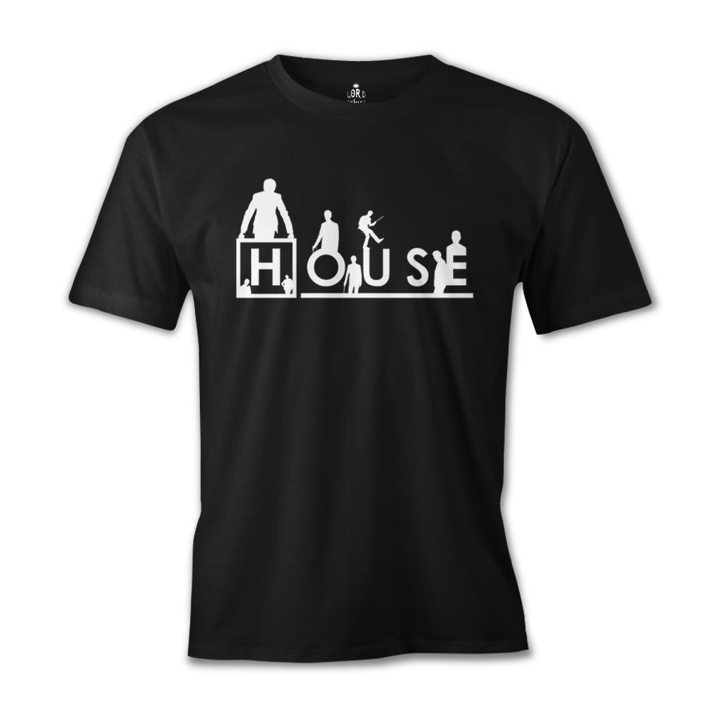 House - Thing is Siyah Erkek Tshirt