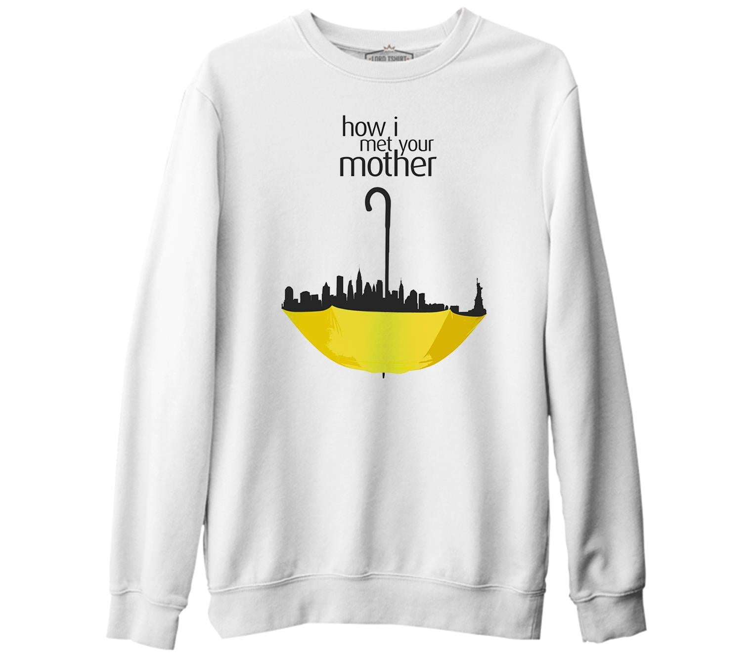 How i Met Your Mother - City White Thick Sweatshirt