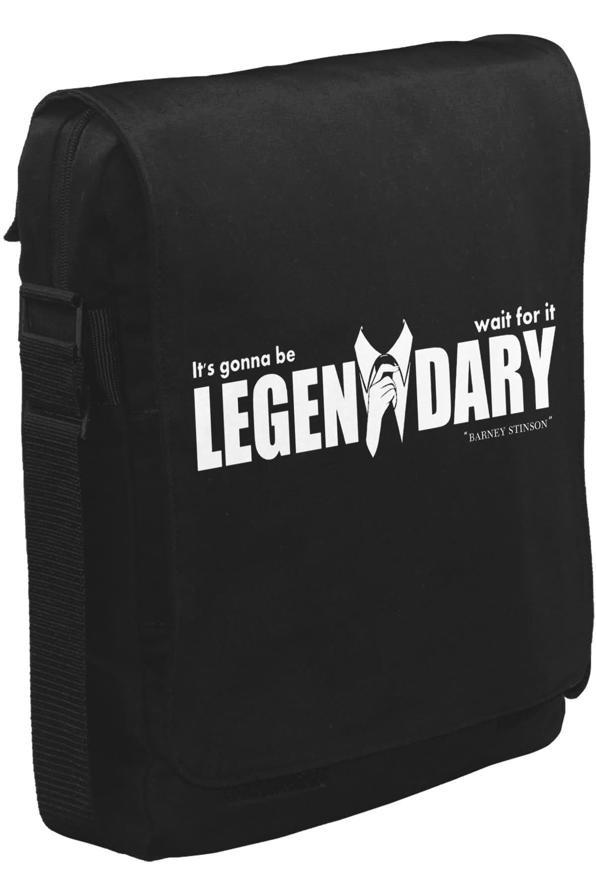 How I Met Your Mother - Legendary Unisex Siyah Postacı Çanta