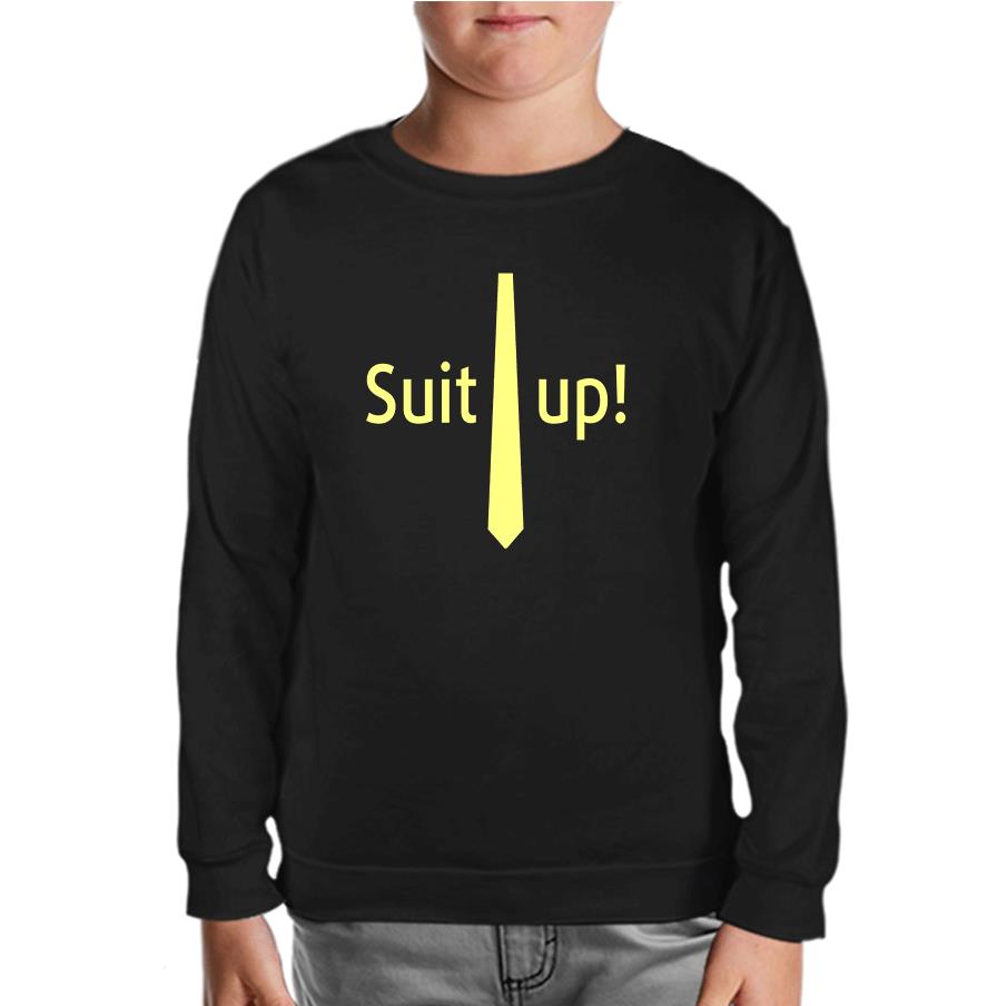 How I Met Your Mother - Suit Up Black Kids Sweatshirt