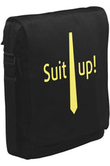 How I Met Your Mother - Suit Up Unisex Siyah Postacı Çanta