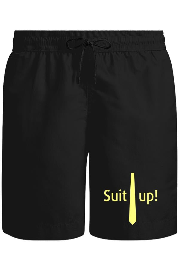 How I Met Your Mother - Suit Up Unisex Siyah Şort